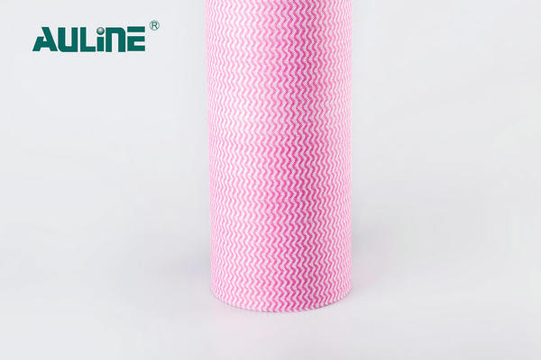 Tabby Printed Series of Spunlace Nonwoven Pink